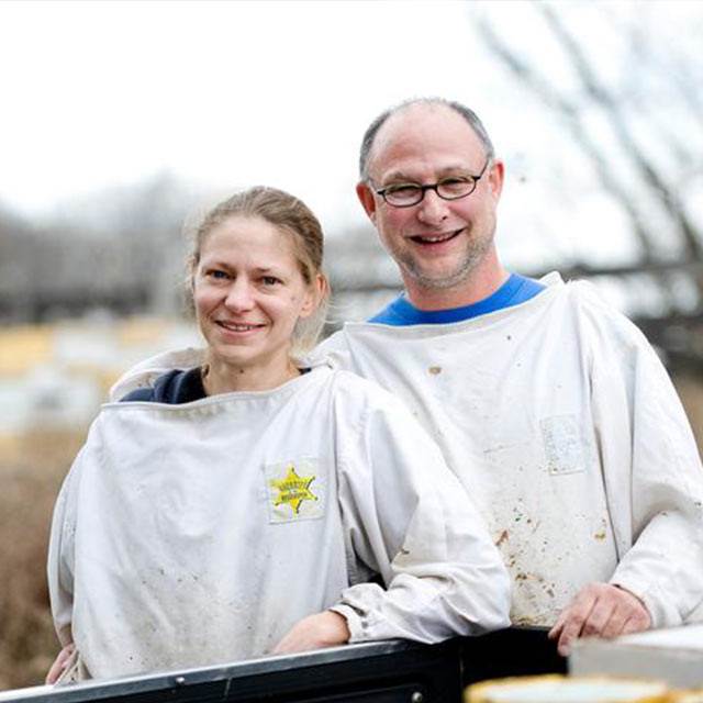 VP Queen Bees Owners Adam Finkelstein and Kelly Rausch